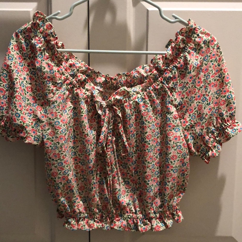 Small Pink Crop Top